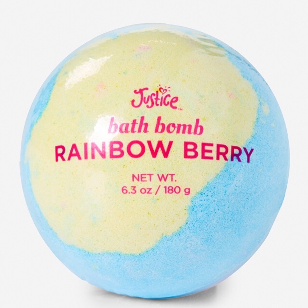 Rainbow bath bomb